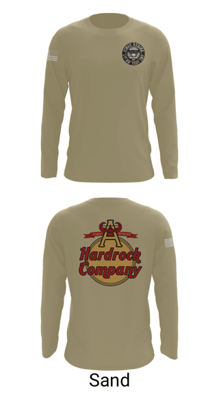Long Sleeve Performance Shirt, Hardrock Company, Army, Teamtime, Team time, sublimation, custom sports apparel, team uniforms, spirit wear, spiritwear, sports uniforms, custom shirts, team store, custom team store, fundraiser sports, apparel fundraiser