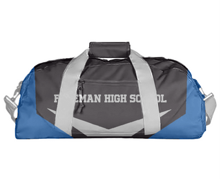 Duffle Bag, Freeman High School, Spirit Store, Teamtime, Team time, sublimation, custom sports apparel, team uniforms, spirit wear, spiritwear, sports uniforms, custom shirts, team store, custom team store, fundraiser sports, apparel fundraiser