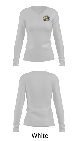 Women's Long Sleeve Vneck Shirt, Montessori School Of Oceanside, Spirit Store, Teamtime, Team time, sublimation, custom sports apparel, team uniforms, spirit wear, spiritwear, sports uniforms, custom shirts, team store, custom team store, fundraiser sports, apparel fundraiser