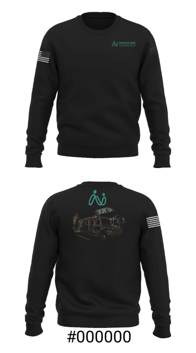 NEMOURS CHILDRENS HOSPITAL 4343259 Crew Neck Sweatshirt - 16