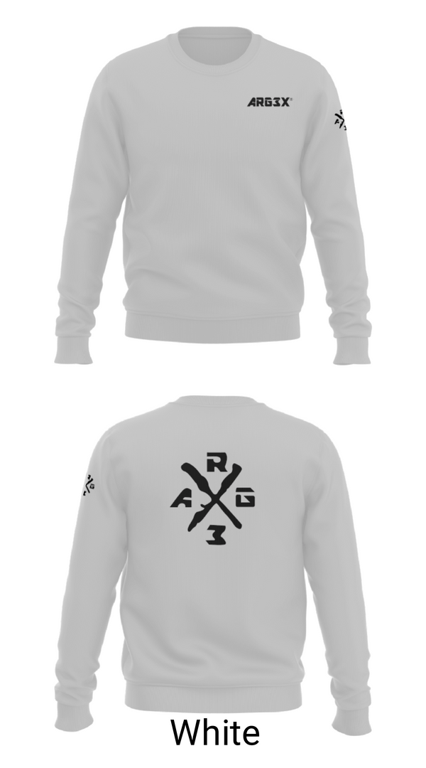 Crew Neck Sweatshirt, ARG3X®️, , Teamtime, Team time, sublimation, custom sports apparel, team uniforms, spirit wear, spiritwear, sports uniforms, custom shirts, team store, custom team store, fundraiser sports, apparel fundraiser