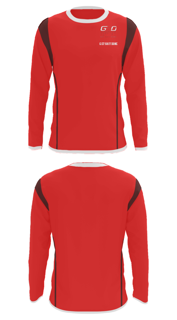 Long Sleeve Performance Shirt, GetShitDone, E-Sports, Teamtime, Team time, sublimation, custom sports apparel, team uniforms, spirit wear, spiritwear, sports uniforms, custom shirts, team store, custom team store, fundraiser sports, apparel fundraiser