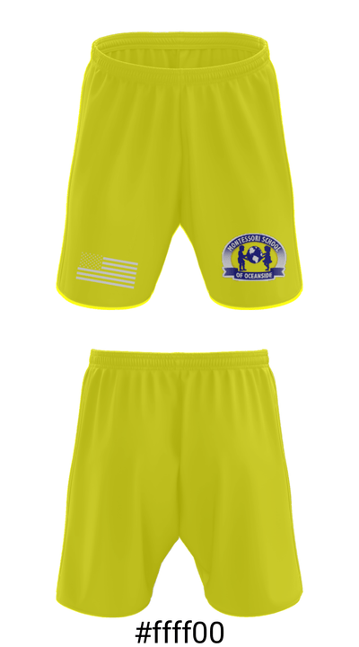 Montessori School Of Oceanside 11863230 Athletic Shorts With Pockets - 15