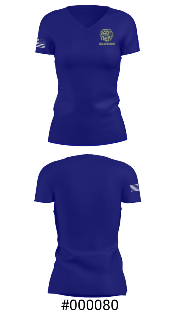 Women's Short Sleeve Vneck Shirt, Meadowbrook High School Basketball, Women's Basketball, Teamtime, Team time, sublimation, custom sports apparel, team uniforms, spirit wear, spiritwear, sports uniforms, custom shirts, team store, custom team store, fundraiser sports, apparel fundraiser