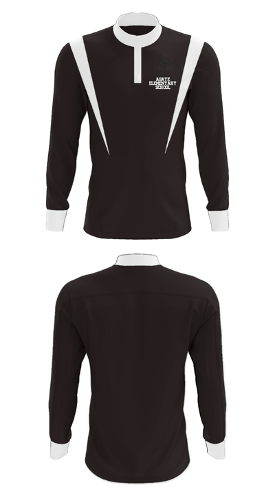 Agate Elementary School 1613283 Quarter Zip Jacket - 30