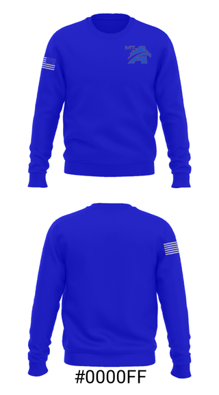 Crew Neck Sweatshirt, Mt Ararat High School Swimming, Swimming, Teamtime, Team time, sublimation, custom sports apparel, team uniforms, spirit wear, spiritwear, sports uniforms, custom shirts, team store, custom team store, fundraiser sports, apparel fundraiser