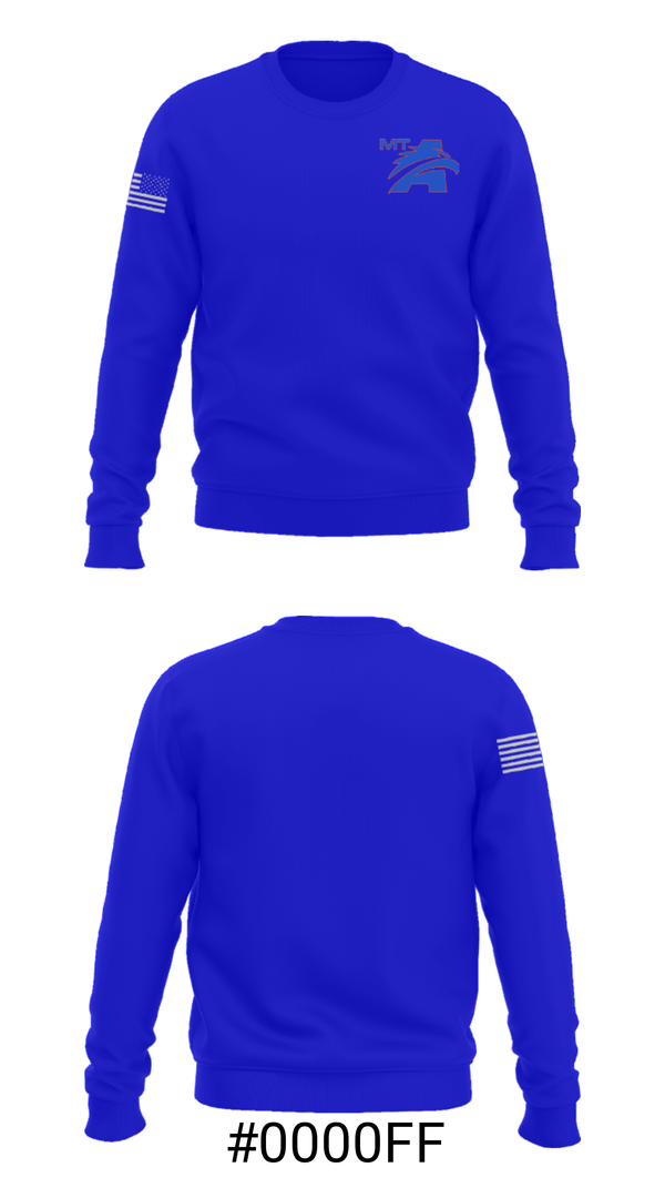 Crew Neck Sweatshirt, Mt Ararat High School Swimming, Swimming, Teamtime, Team time, sublimation, custom sports apparel, team uniforms, spirit wear, spiritwear, sports uniforms, custom shirts, team store, custom team store, fundraiser sports, apparel fundraiser