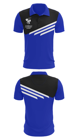 Short Sleeve Performance Polo, Bloomfield Elementary School, Spirit Store, Teamtime, Team time, sublimation, custom sports apparel, team uniforms, spirit wear, spiritwear, sports uniforms, custom shirts, team store, custom team store, fundraiser sports, apparel fundraiser