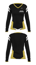 Burlington Township High School Wrestling 96364477 Women's Long Sleeve V-neck Shirt - 31