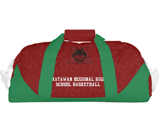 Duffle Bag, Matawan Regional High School Basketball, Men's Basketball, Teamtime, Team time, sublimation, custom sports apparel, team uniforms, spirit wear, spiritwear, sports uniforms, custom shirts, team store, custom team store, fundraiser sports, apparel fundraiser