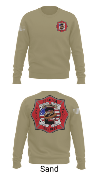 Crew Neck Sweatshirt, Group 2, Fire Department, Teamtime, Team time, sublimation, custom sports apparel, team uniforms, spirit wear, spiritwear, sports uniforms, custom shirts, team store, custom team store, fundraiser sports, apparel fundraiser