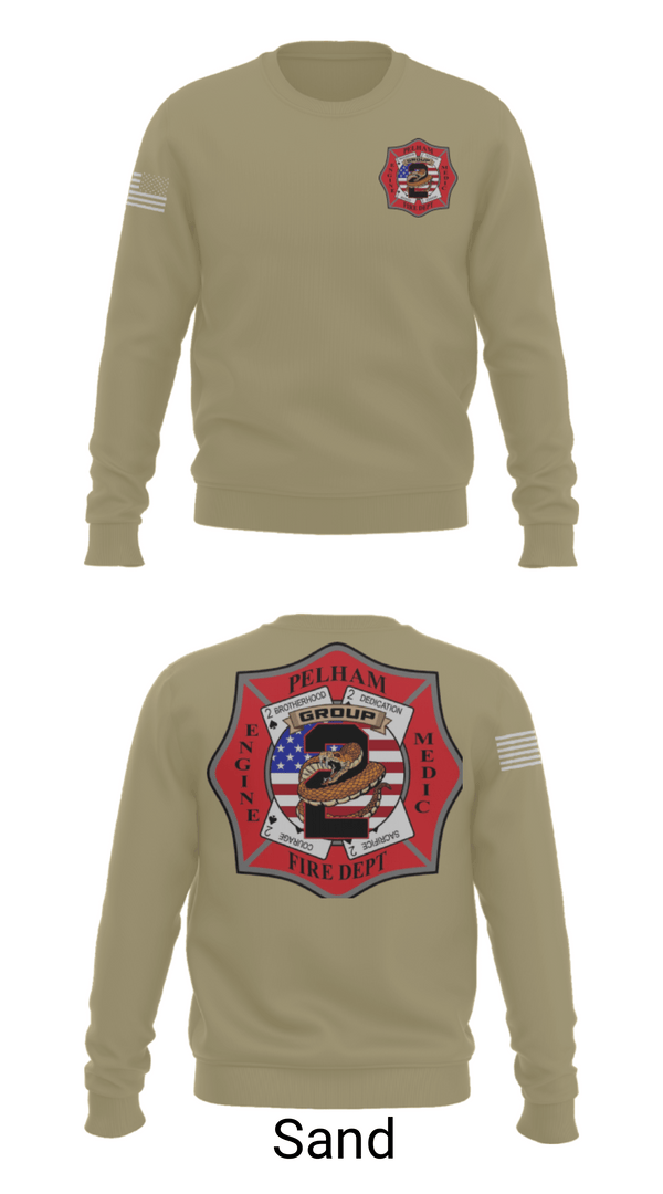 Crew Neck Sweatshirt, Group 2, Fire Department, Teamtime, Team time, sublimation, custom sports apparel, team uniforms, spirit wear, spiritwear, sports uniforms, custom shirts, team store, custom team store, fundraiser sports, apparel fundraiser