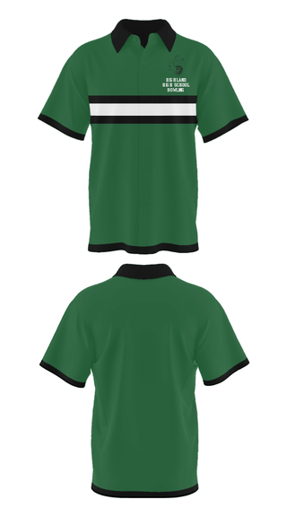 Short Sleeve Bowling Jersey, Highland High School Bowling, Bowling, Teamtime, Team time, sublimation, custom sports apparel, team uniforms, spirit wear, spiritwear, sports uniforms, custom shirts, team store, custom team store, fundraiser sports, apparel fundraiser