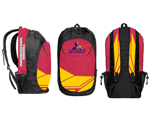 Gear Bag, Frankford High School Basketball, Women's Basketball, Teamtime, Team time, sublimation, custom sports apparel, team uniforms, spirit wear, spiritwear, sports uniforms, custom shirts, team store, custom team store, fundraiser sports, apparel fundraiser