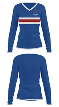 Lakeside Junior High 83819512 Women's Long Sleeve V-neck Shirt - 31
