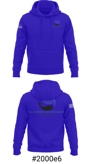 Hoodie, NA Crawford Home Improvement, , Teamtime, Team time, sublimation, custom sports apparel, team uniforms, spirit wear, spiritwear, sports uniforms, custom shirts, team store, custom team store, fundraiser sports, apparel fundraiser