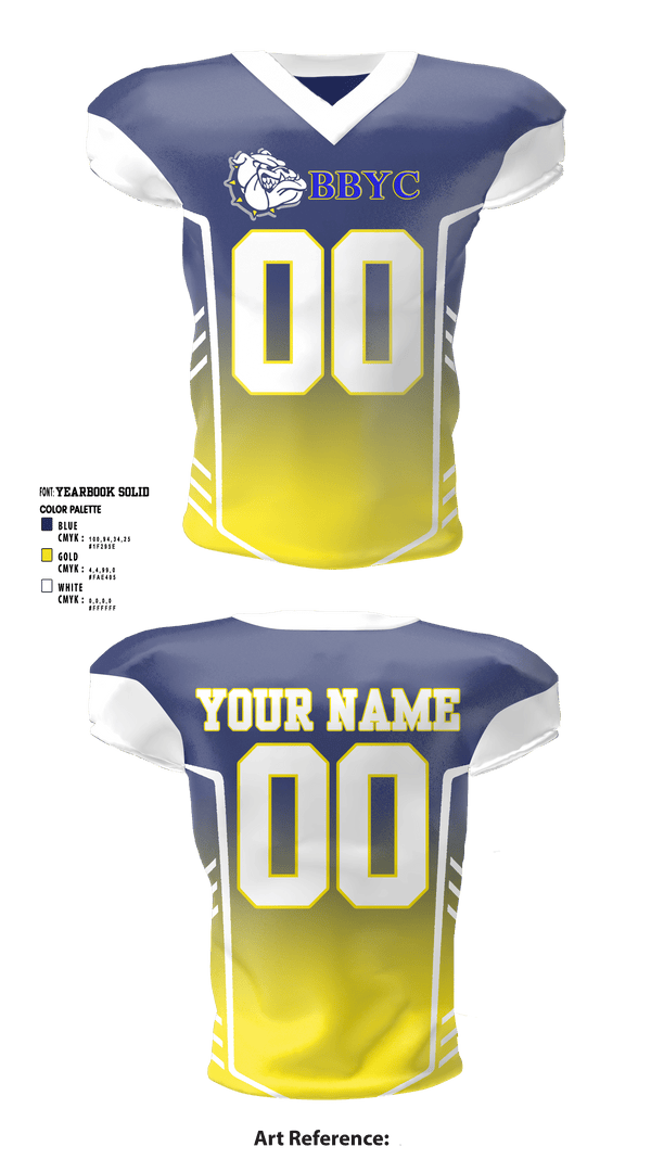 Football Jersey, Bloomingdale And Butler Youth Club, Football, Teamtime, Team time, sublimation, custom sports apparel, team uniforms, spirit wear, spiritwear, sports uniforms, custom shirts, team store, custom team store, fundraiser sports, apparel fundraiser