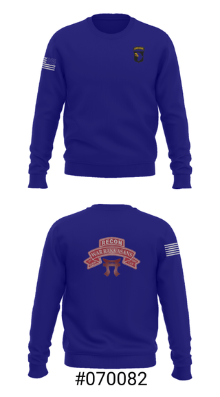 Crew Neck Sweatshirt, 1-33 CAV, Army, Teamtime, Team time, sublimation, custom sports apparel, team uniforms, spirit wear, spiritwear, sports uniforms, custom shirts, team store, custom team store, fundraiser sports, apparel fundraiser