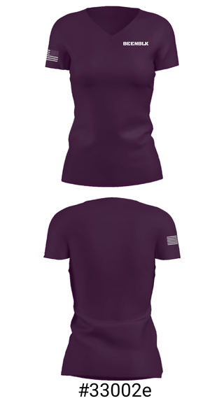 Women's Short Sleeve Vneck Shirt, BEENBLK, , Teamtime, Team time, sublimation, custom sports apparel, team uniforms, spirit wear, spiritwear, sports uniforms, custom shirts, team store, custom team store, fundraiser sports, apparel fundraiser