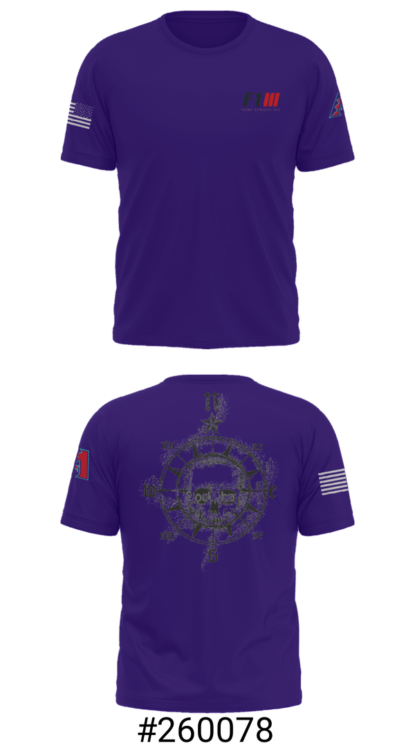 Short Sleeve Performance Shirt, F1 Home Remodeling, , Teamtime, Team time, sublimation, custom sports apparel, team uniforms, spirit wear, spiritwear, sports uniforms, custom shirts, team store, custom team store, fundraiser sports, apparel fundraiser
