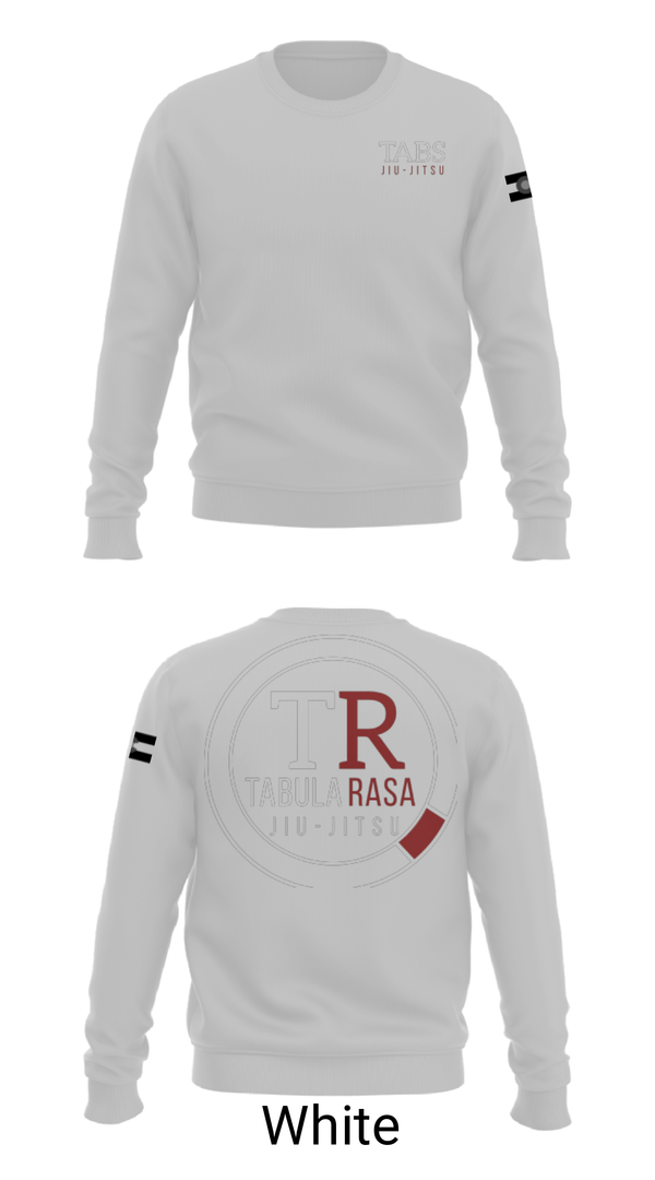 Crew Neck Sweatshirt, Tabula Rasa Brazilian Jiu-Jitsu, Wrestling, Teamtime, Team time, sublimation, custom sports apparel, team uniforms, spirit wear, spiritwear, sports uniforms, custom shirts, team store, custom team store, fundraiser sports, apparel fundraiser