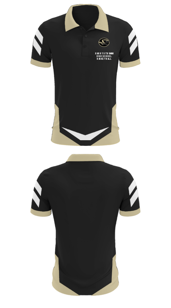 Short Sleeve Performance Polo, Harry S Truman High School Basketball, Women's Basketball, Teamtime, Team time, sublimation, custom sports apparel, team uniforms, spirit wear, spiritwear, sports uniforms, custom shirts, team store, custom team store, fundraiser sports, apparel fundraiser
