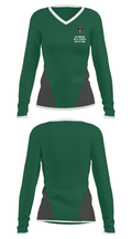 Reynolds High School Wrestling 28265066 Women's Long Sleeve V-neck Shirt - 24