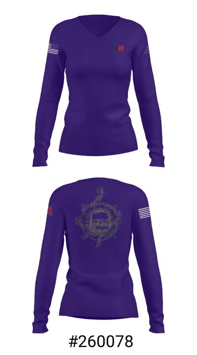 F1 Home Remodeling 33295350 Women's Long Sleeve V-neck Shirt - 20