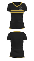 Willows High School Basketball 8782332 Women's Short Sleeve V-neck Shirt - 30