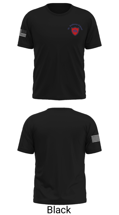 St Anthony Catholic School 97610282 Short Sleeve Performance Shirt - 12