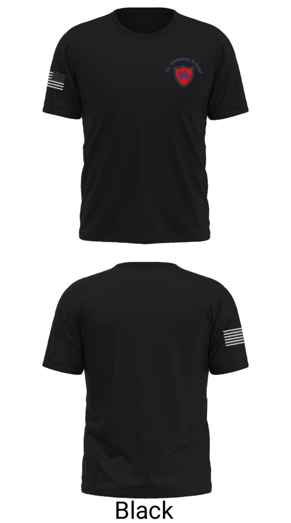 Short Sleeve Performance Shirt, St Anthony Catholic School, Spirit Store, Teamtime, Team time, sublimation, custom sports apparel, team uniforms, spirit wear, spiritwear, sports uniforms, custom shirts, team store, custom team store, fundraiser sports, apparel fundraiser