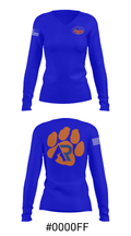 Washington Park High School Basketball 46570112 Women's Long Sleeve V-neck Shirt - 20
