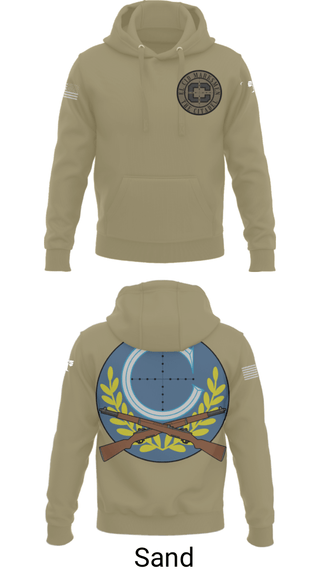 Hoodie, El Cid Marksmen, the Competitive Shooting Club at The Citadel, , Teamtime, Team time, sublimation, custom sports apparel, team uniforms, spirit wear, spiritwear, sports uniforms, custom shirts, team store, custom team store, fundraiser sports, apparel fundraiser