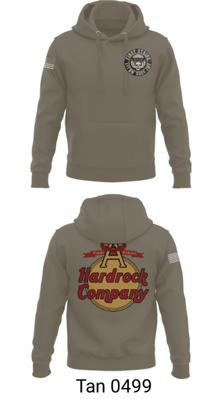 Hoodie, Hardrock Company, Army, Teamtime, Team time, sublimation, custom sports apparel, team uniforms, spirit wear, spiritwear, sports uniforms, custom shirts, team store, custom team store, fundraiser sports, apparel fundraiser