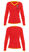 Philippine Basketball Association Winnipeg Inc 21704469 Women's Long Sleeve V-neck Shirt - 34