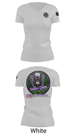 Women's Short Sleeve Vneck Shirt, Silverback Graphix, , Teamtime, Team time, sublimation, custom sports apparel, team uniforms, spirit wear, spiritwear, sports uniforms, custom shirts, team store, custom team store, fundraiser sports, apparel fundraiser
