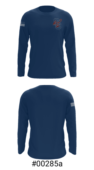 Long Sleeve Performance Shirt, Sand Creek High School Basketball, Men's Basketball, Teamtime, Team time, sublimation, custom sports apparel, team uniforms, spirit wear, spiritwear, sports uniforms, custom shirts, team store, custom team store, fundraiser sports, apparel fundraiser