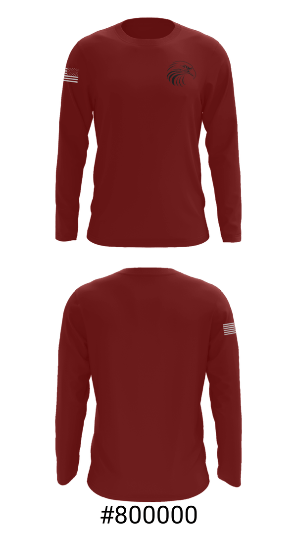 Long Sleeve Performance Shirt, Patriot Preparatory Academy High School Basketball, Men's Basketball, Teamtime, Team time, sublimation, custom sports apparel, team uniforms, spirit wear, spiritwear, sports uniforms, custom shirts, team store, custom team store, fundraiser sports, apparel fundraiser