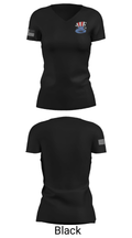 Quincy High School Swimming 89512844 Women's Short Sleeve V-neck Shirt - 14