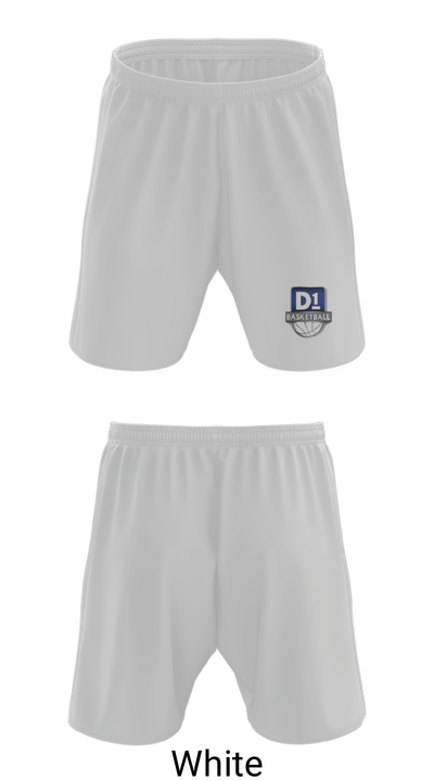 D1 Basketball DFW 94622038 Athletic Shorts With Pockets - 1