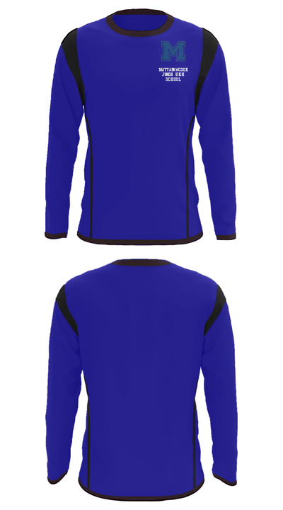 Mattanawcook Junior High School 18128146 Long Sleeve Performance Shirt - 32