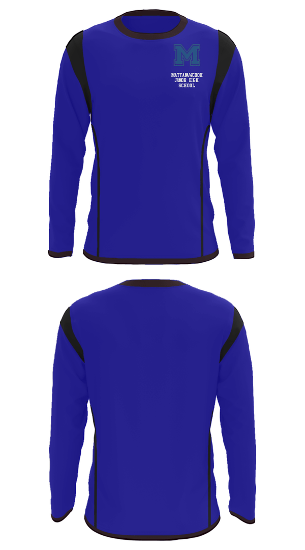Long Sleeve Performance Shirt, Mattanawcook Junior High School, Spirit Store, Teamtime, Team time, sublimation, custom sports apparel, team uniforms, spirit wear, spiritwear, sports uniforms, custom shirts, team store, custom team store, fundraiser sports, apparel fundraiser