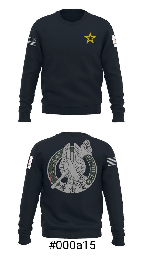 Crew Neck Sweatshirt, Us Army, , Teamtime, Team time, sublimation, custom sports apparel, team uniforms, spirit wear, spiritwear, sports uniforms, custom shirts, team store, custom team store, fundraiser sports, apparel fundraiser