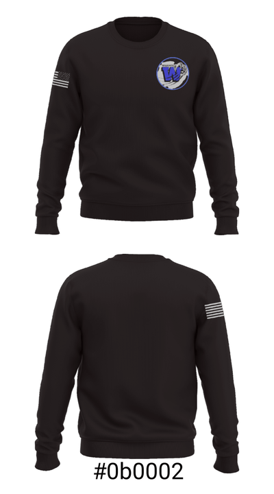 Oshkosh West High School 43699685 Crew Neck Sweatshirt - 16