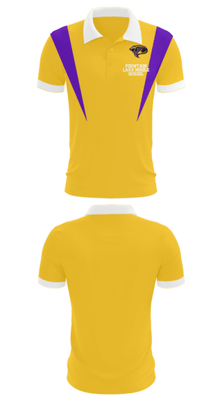 Short Sleeve Performance Polo, Fountain Lake Middle School, Spirit Store, Teamtime, Team time, sublimation, custom sports apparel, team uniforms, spirit wear, spiritwear, sports uniforms, custom shirts, team store, custom team store, fundraiser sports, apparel fundraiser