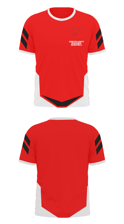 Screven County High School Basketball 68167168 Short Sleeve Performance Polo - 36