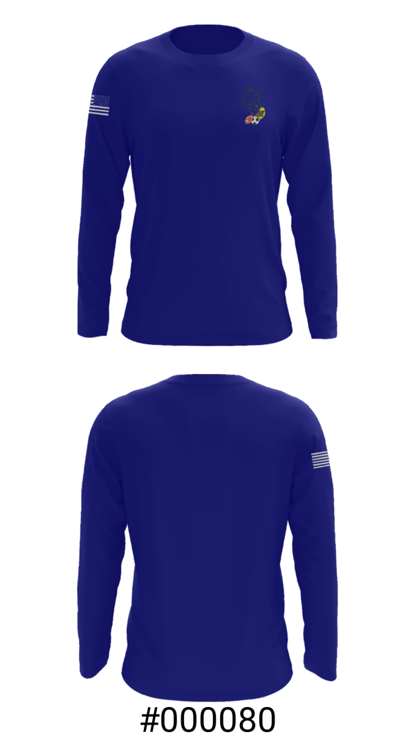 Long Sleeve Performance Shirt, New Martinsville Junior Sports, Men's Basketball, Teamtime, Team time, sublimation, custom sports apparel, team uniforms, spirit wear, spiritwear, sports uniforms, custom shirts, team store, custom team store, fundraiser sports, apparel fundraiser