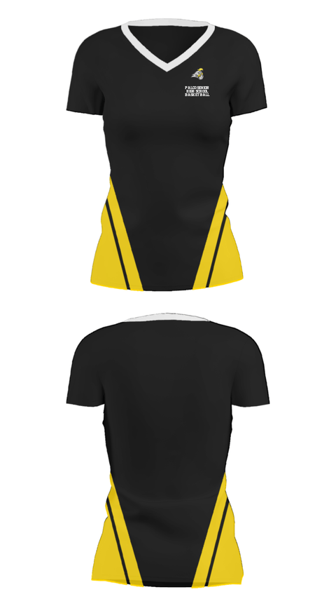 Women's Short Sleeve Vneck Shirt, Palco Senior High School Basketball, Women's Basketball, Teamtime, Team time, sublimation, custom sports apparel, team uniforms, spirit wear, spiritwear, sports uniforms, custom shirts, team store, custom team store, fundraiser sports, apparel fundraiser