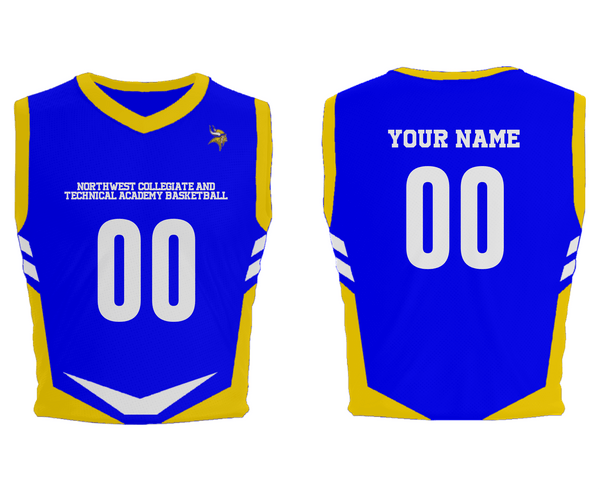 Mens Basketball Jersey, Northwest Collegiate And Technical Academy Basketball, Women's Basketball, Teamtime, Team time, sublimation, custom sports apparel, team uniforms, spirit wear, spiritwear, sports uniforms, custom shirts, team store, custom team store, fundraiser sports, apparel fundraiser