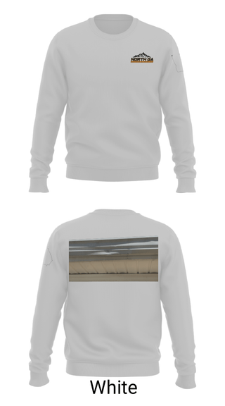 Crew Neck Sweatshirt, North GA Gutters And Roofing, , Teamtime, Team time, sublimation, custom sports apparel, team uniforms, spirit wear, spiritwear, sports uniforms, custom shirts, team store, custom team store, fundraiser sports, apparel fundraiser